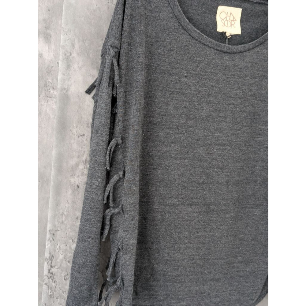 NWT Women's Chaser Long Sleeve Top XS Gray - Picture 3 of 10